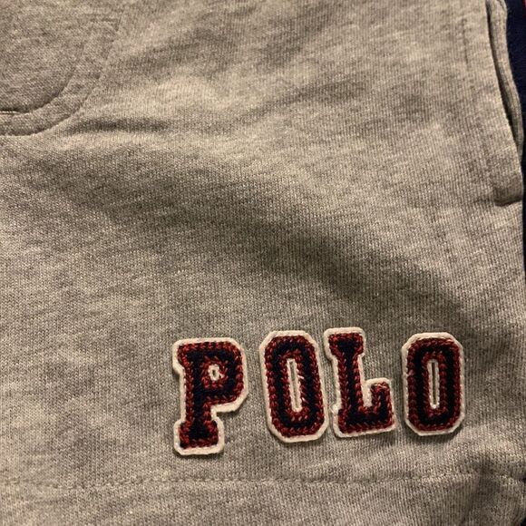 Polo Ralph Lauren Grey Heather Short Girls NWT - Picture 3 of 6